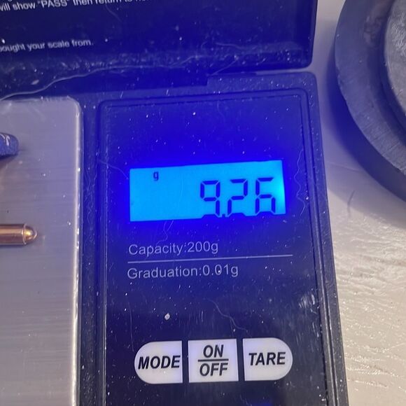 1” gold tone cuff links w/blue Damask fabric red white Fleur de Lis bullet back - Picture 11 of 11